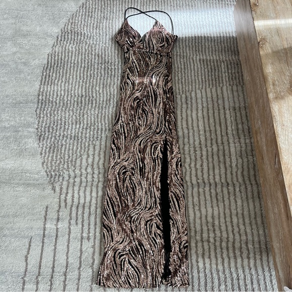 Sequin Formal Dress - Picture 4 of 4